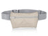 Layflat Fanny Pack Belt Bag in Shimmer Beige on White Background