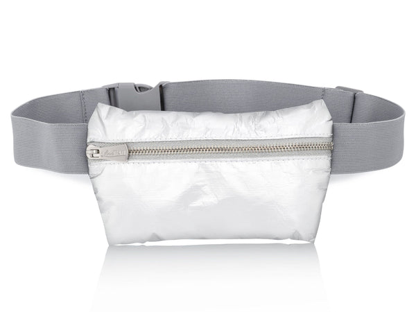 Layflat Fanny Pack Belt Bag in Shimmer White MAX – Hi Love