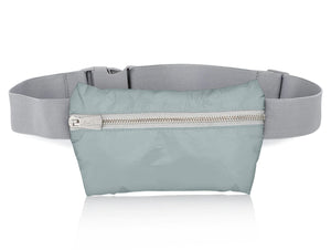 Lay Flat Fanny Pack in Shimmer Gray MAX