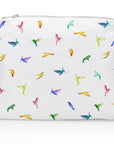 Medium Zipper Pack - Colorful Hummingbirds