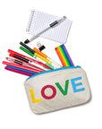 Set of Two - Organizational Packs - White with Rainbow "LOVE"