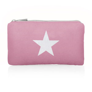 Mini Zipper Pack in Fairy Pink with Silver Star
