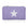 Mini zipper pouch in shimmer purple with silver star on white background