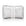 Cute Travel Bag in Mini zipper pouch  Metallic Silver with Shimmer White Stripes on white background