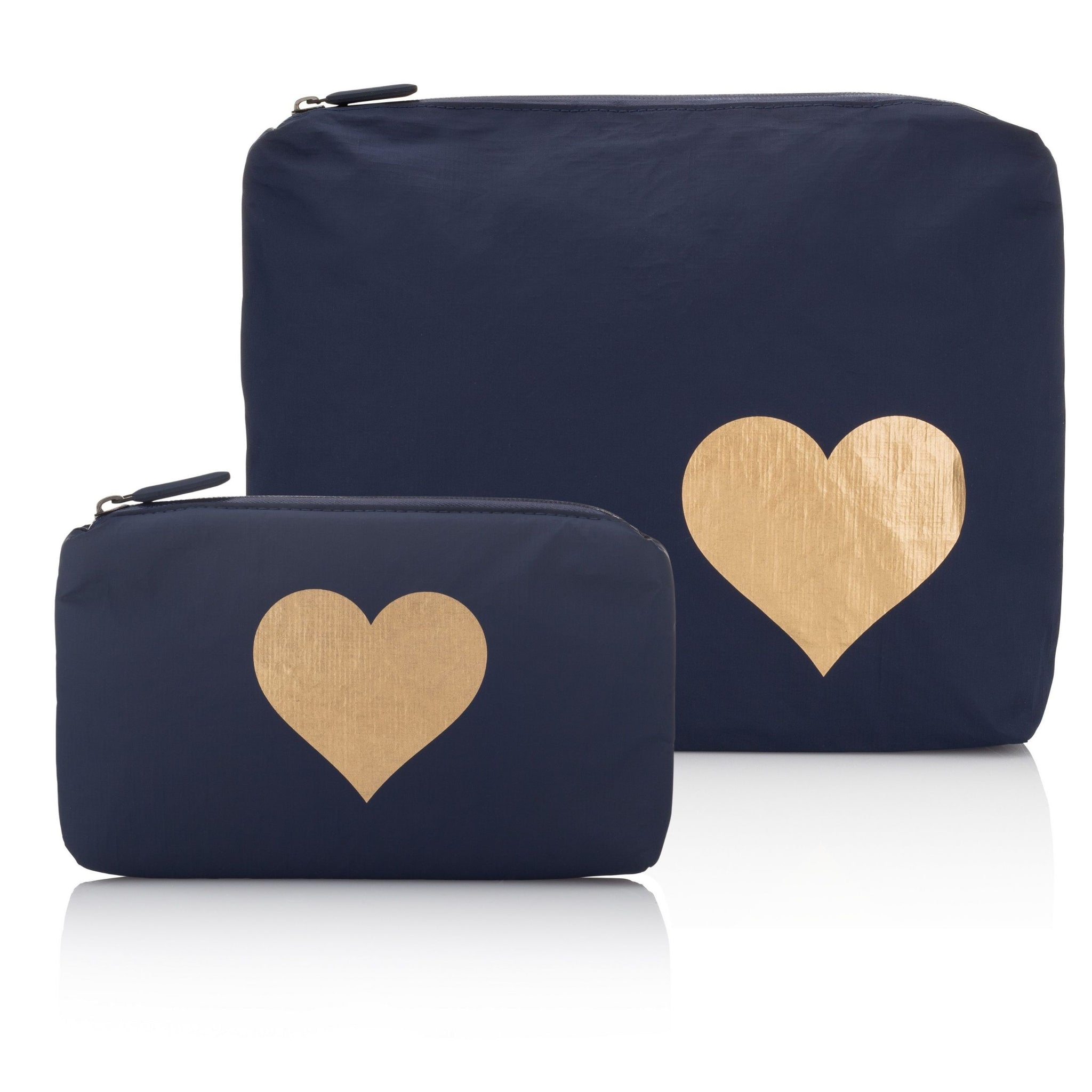 Set of Two - Organizational Packs - Navy with Gold Heart