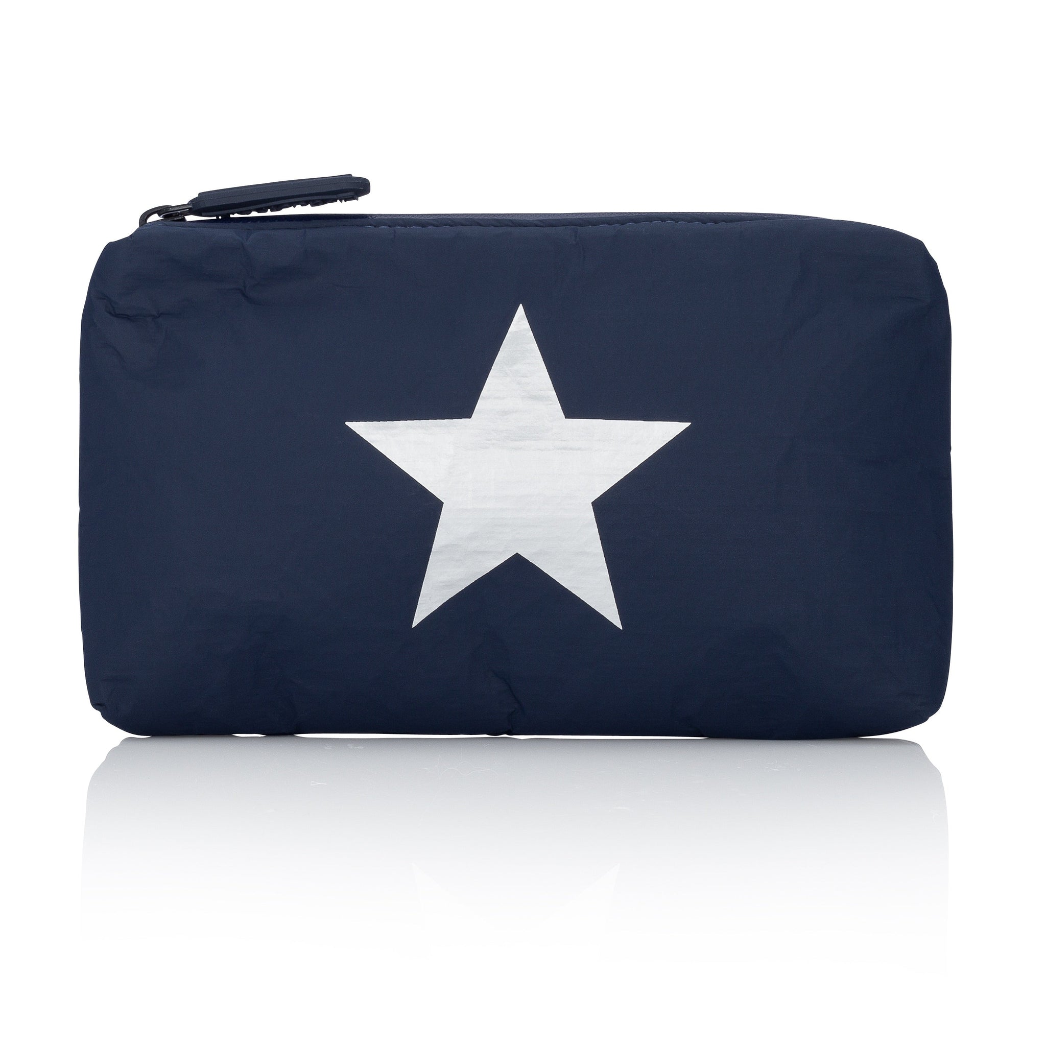 Mini Zipper Pack in Navy with Silver Star