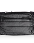 Puffer Crossbody Fanny Pack Belt Bag in Shimmer Black