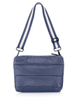 shimmer navy crossbody bag