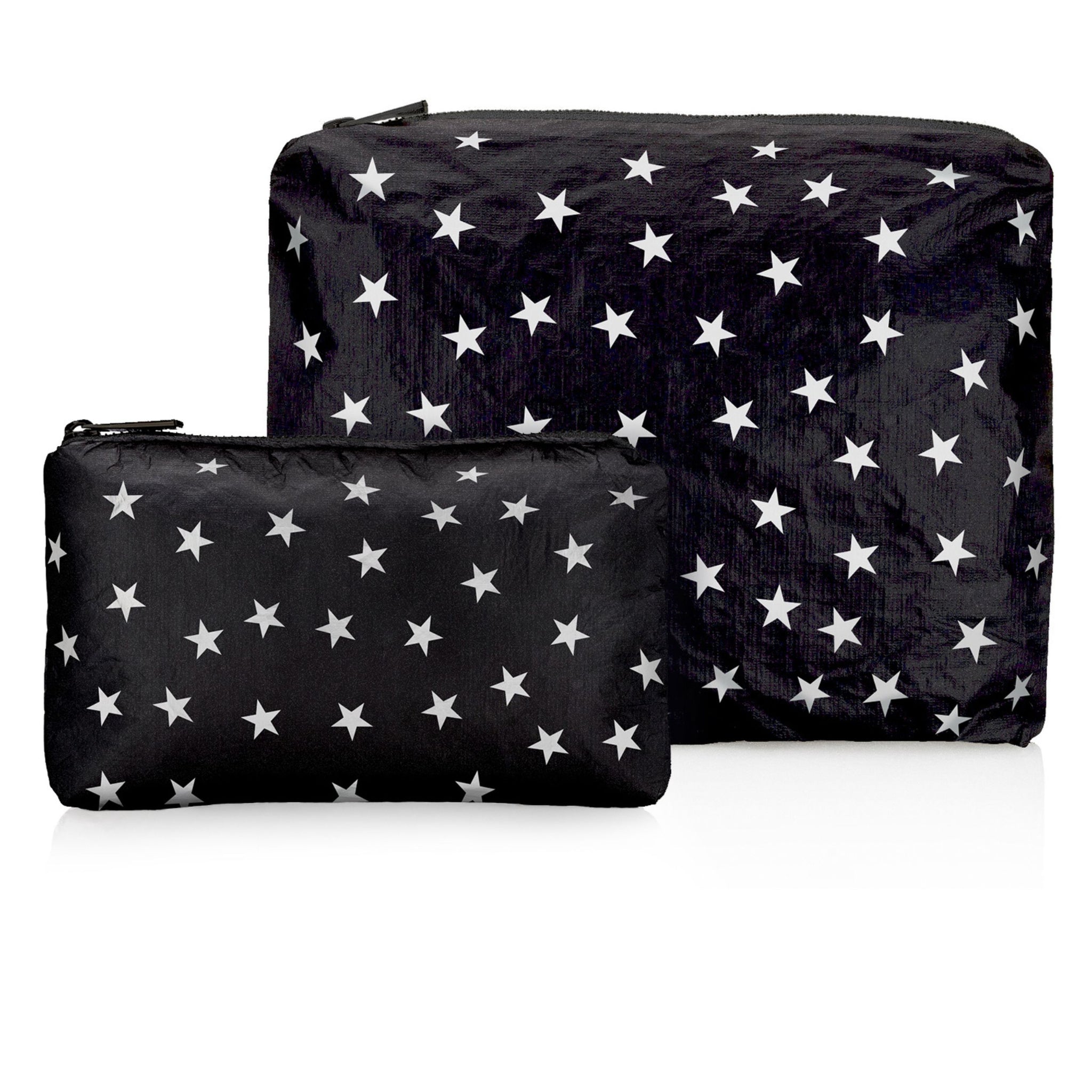 Set of Two - Organizational Packs - Shimmer Black with Myriad White Stars