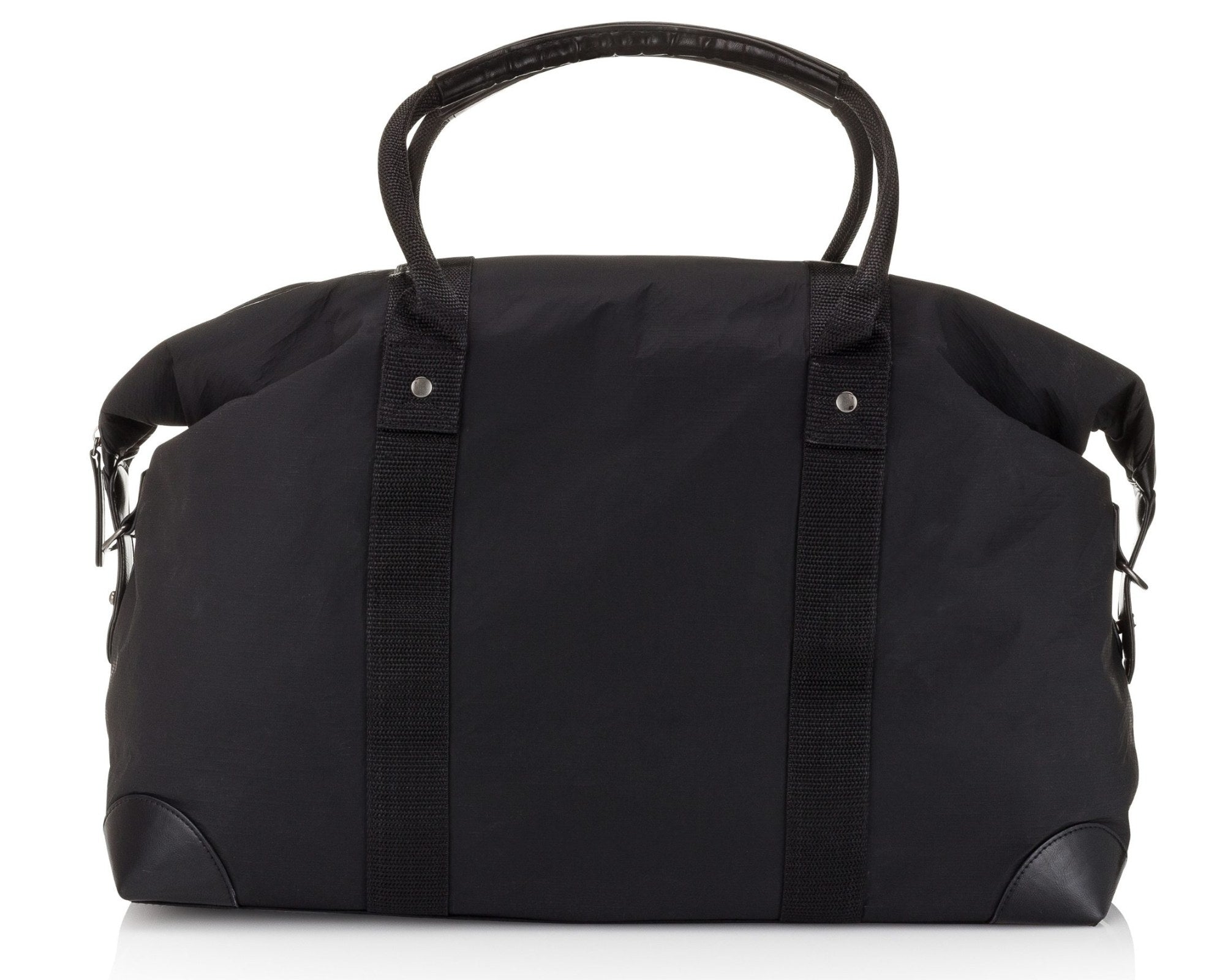 The Weekender Travel Bag in Black - Water Resistant Weekend Tote