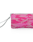 Zip Wristlet in Pink Camouflage