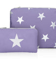 Set of Two - Organizational Packs - Shimmer Purple with Multi Stars