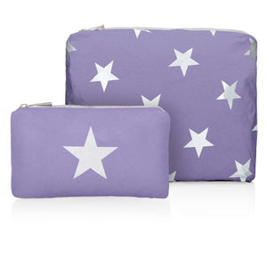 Set of Two - Organizational Packs - Shimmer Purple with Multi Stars